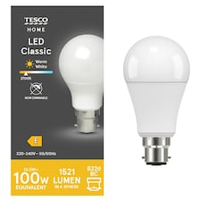 Tesco LED Classic 100W BC Warm White Bulb