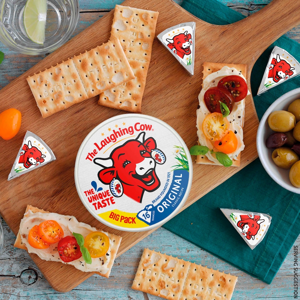 image 1 of The Laughing Cow Original Cheese Spread Triangles x16 240g