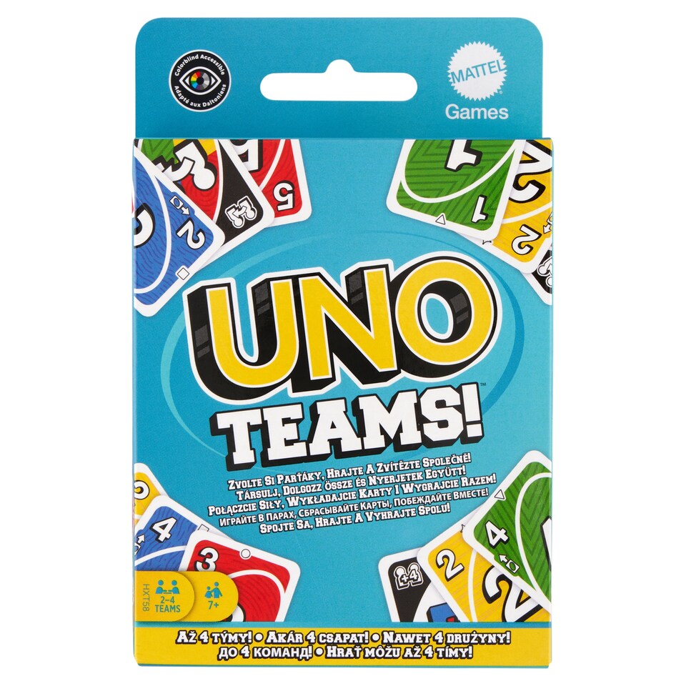 Mattel Games Uno Teams! kartová hra
