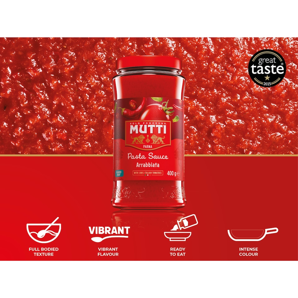 image 1 of Mutti Tomato Pasta Sauce with Chilli 400g