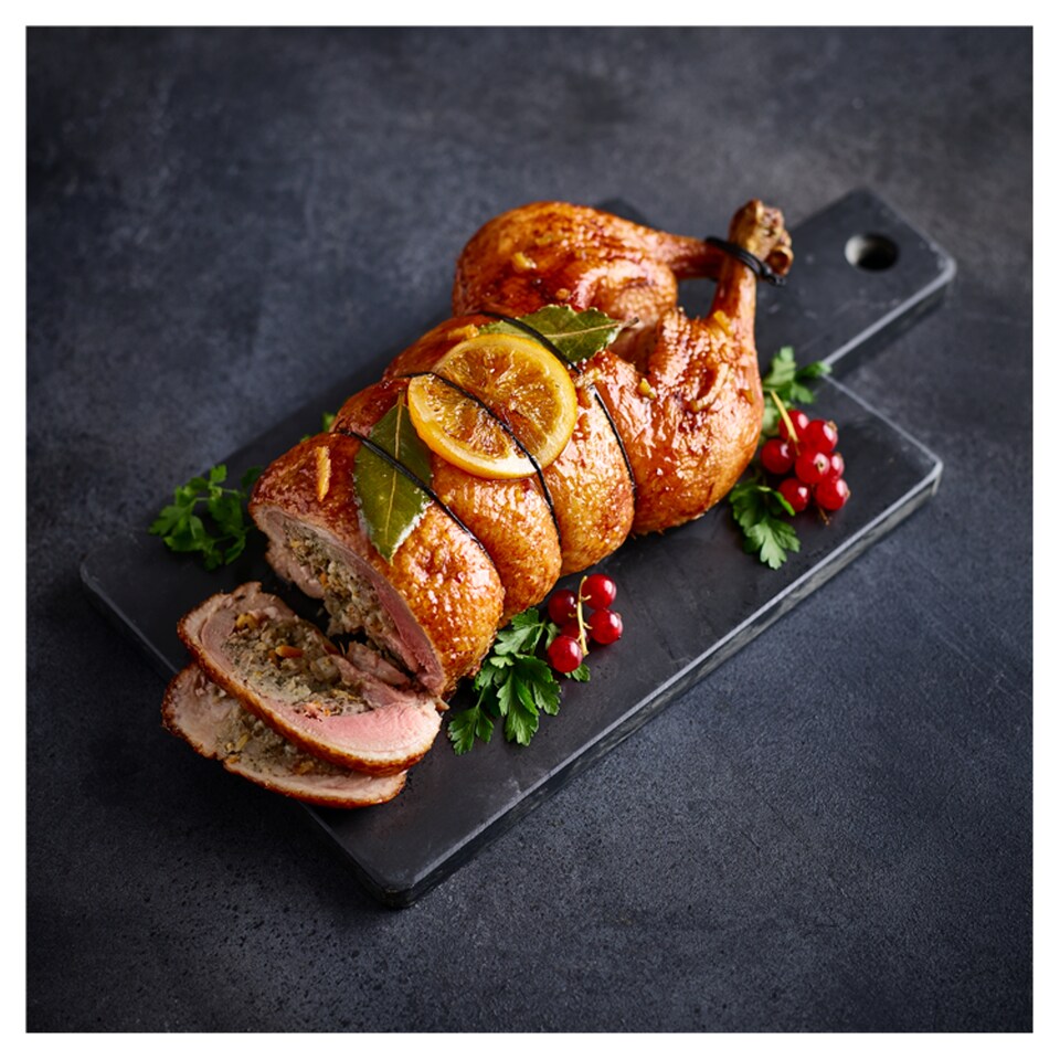 Tesco Finest Easy Carve Duck with an Orange & Maple Glaze Serves 5