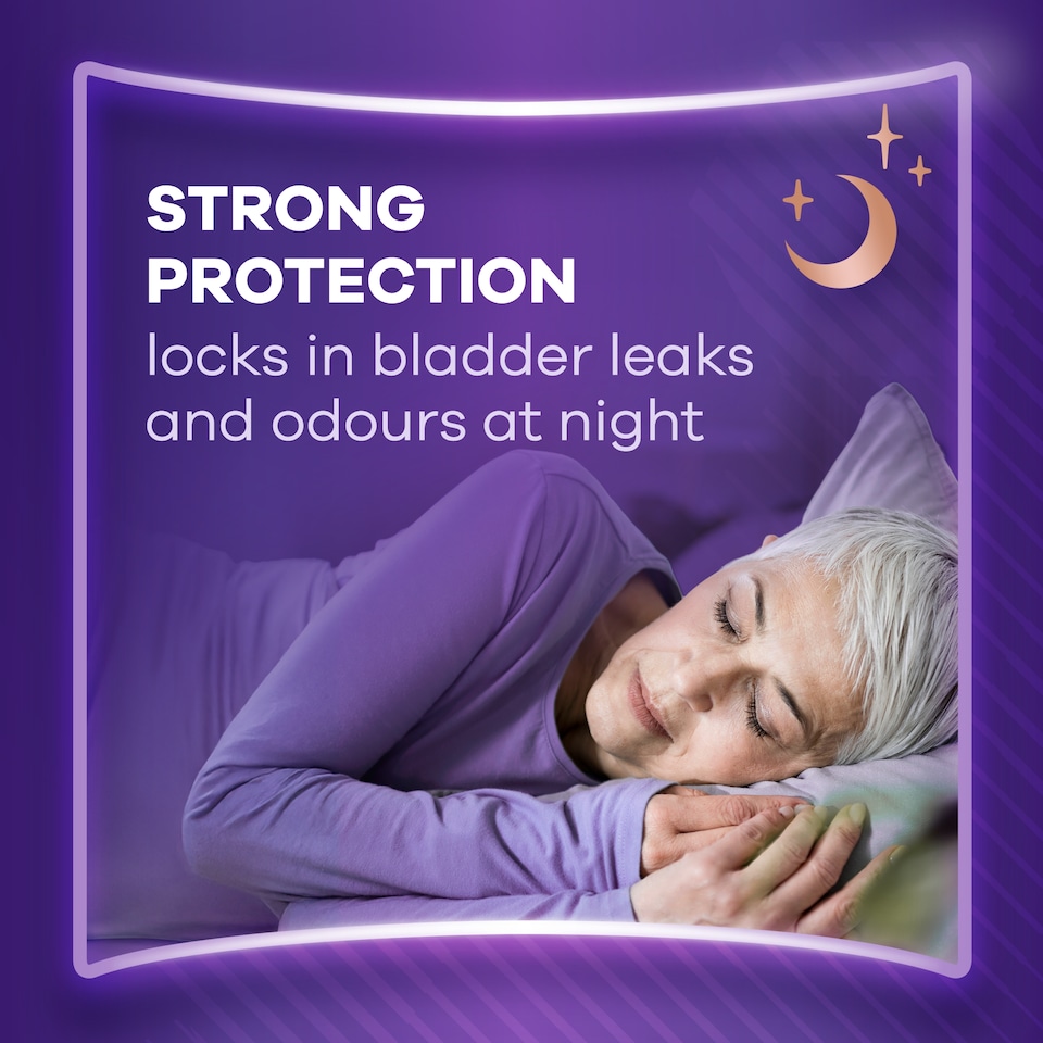 image 1 of Always Discreet Incontinence Ultimate Night Pads 12 Pack