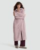 image 1 of F&F Zip Up Fleece Dressing Gown in Pink