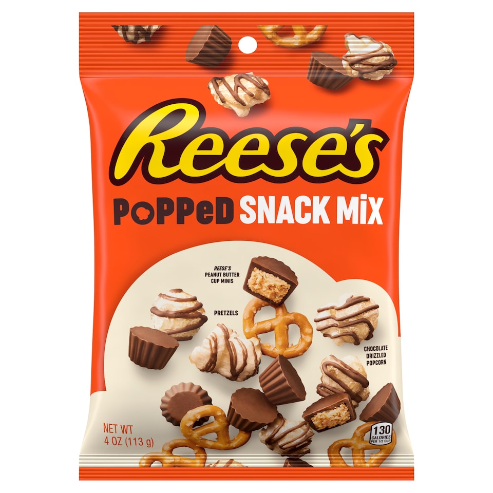 Reese's Peanut Butter Popped Snack Mix 113g