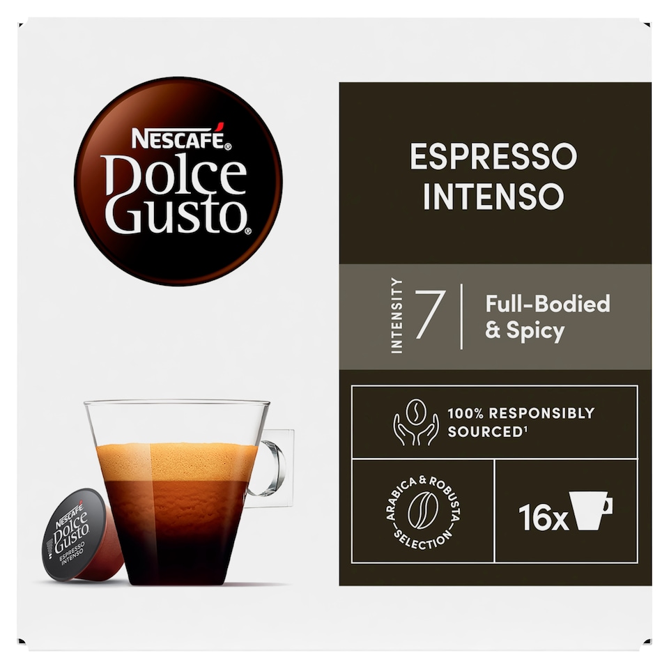 Obrázek 1 pro produkt NESCAFÉ Dolce Gusto Espresso Intenso - kávové kapsle - 16 kapslí v balení