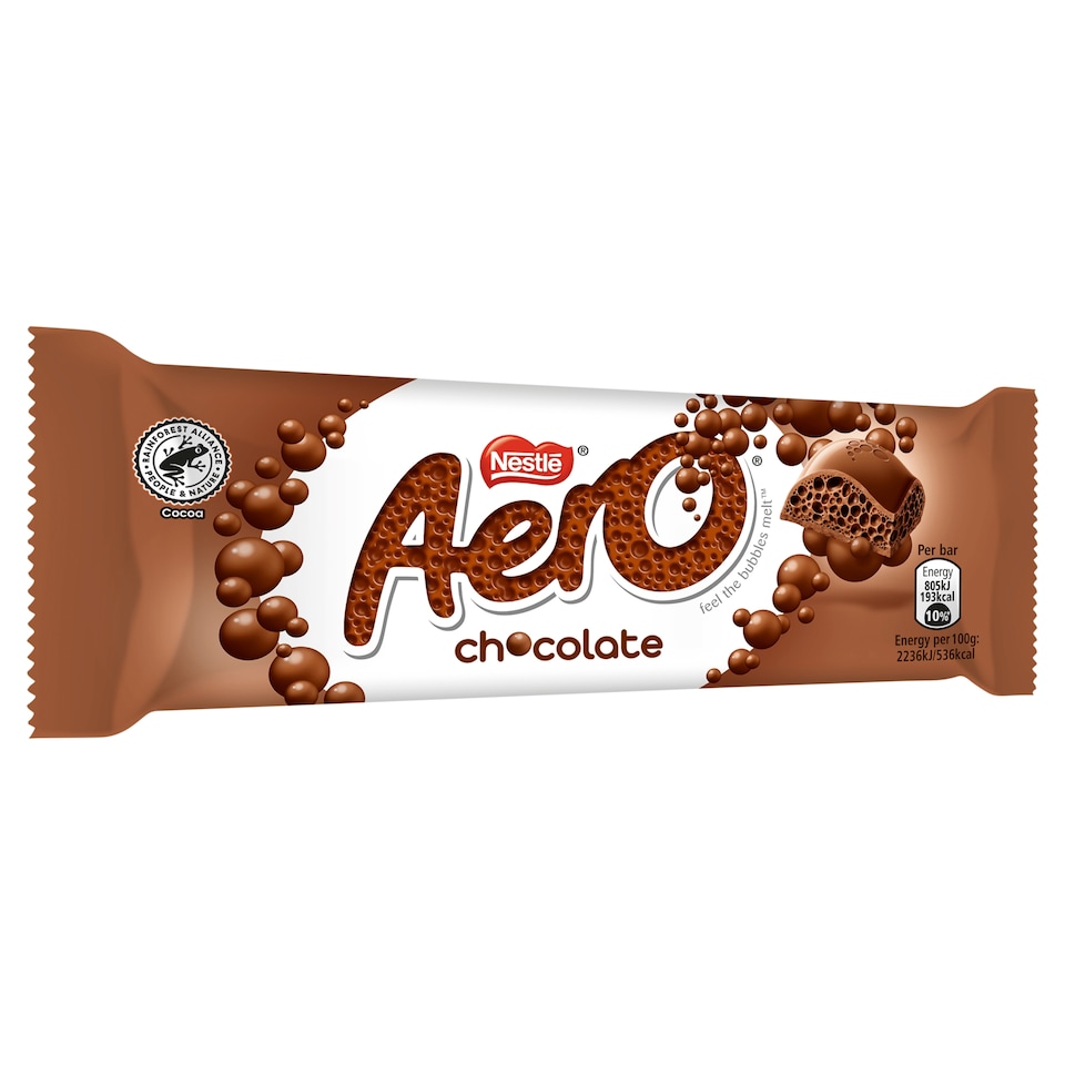 image 1 of Aero Purely Milk Chocolate Bar 36G