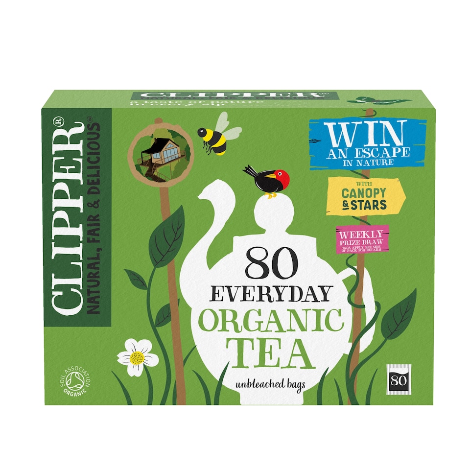 Clipper Organic Everyday Tea Bags 80Pack 232G