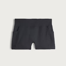 F&F Active High Waisted Yoga Shorts in Grey