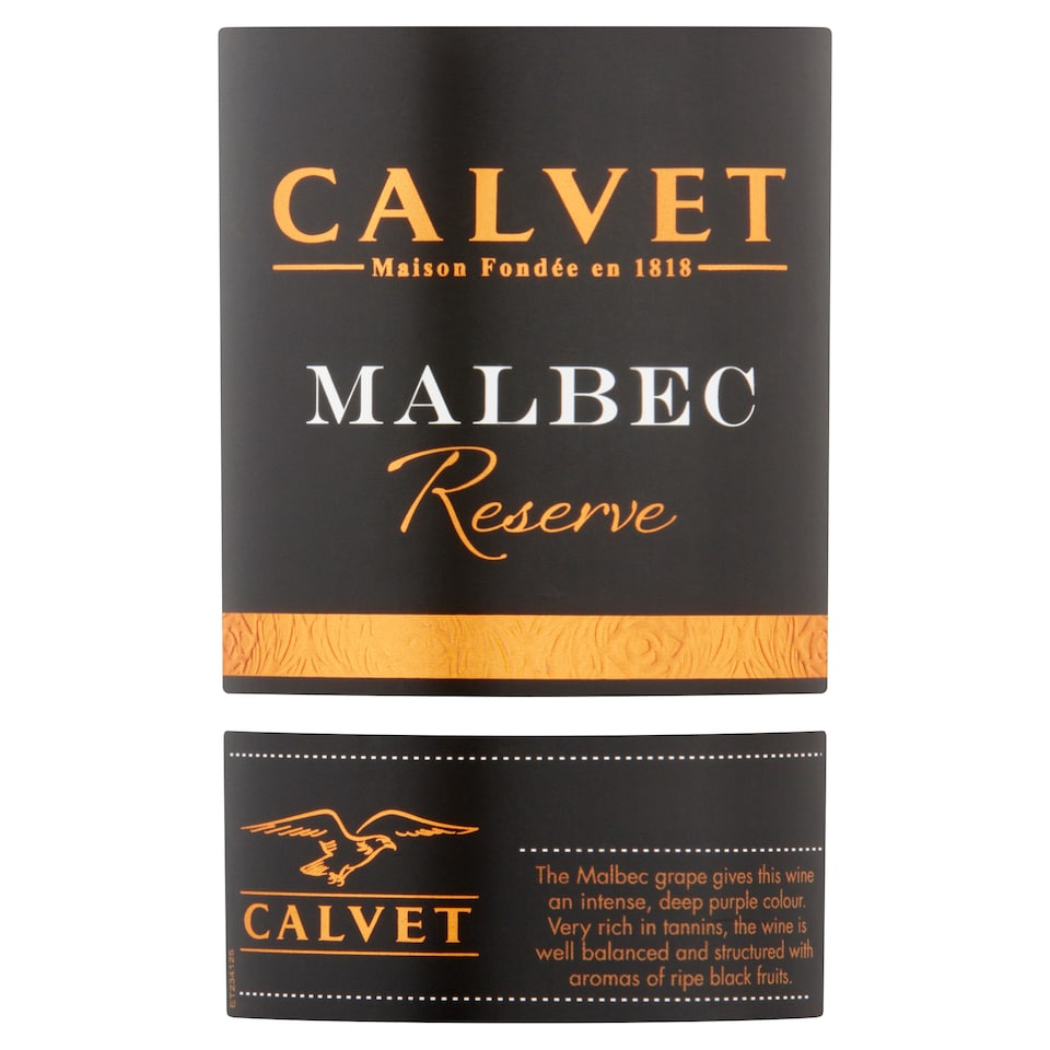 image 1 of Calvet Malbec Reserve Red Wine 75Cl
