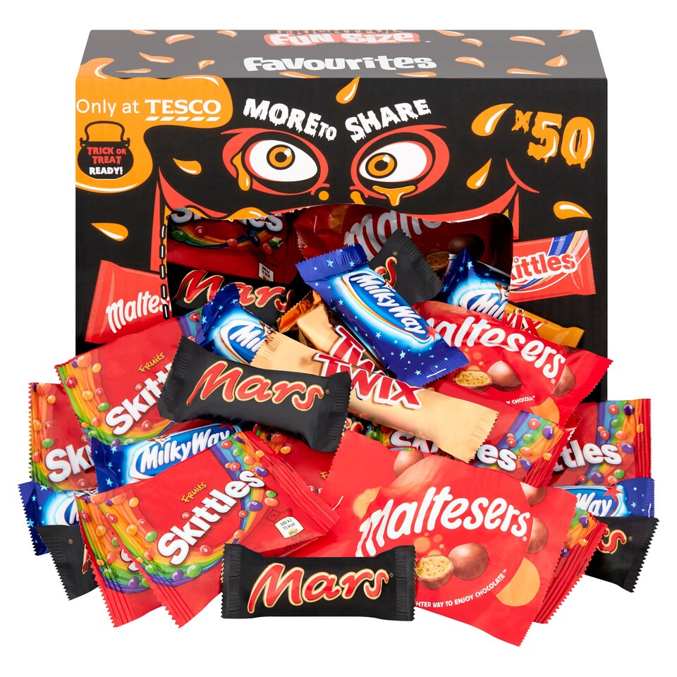 image 1 of Mars Fun Size Halloween Box 50s 888g