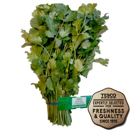 Tesco Coriander Bunches 150G Tesco Groceries