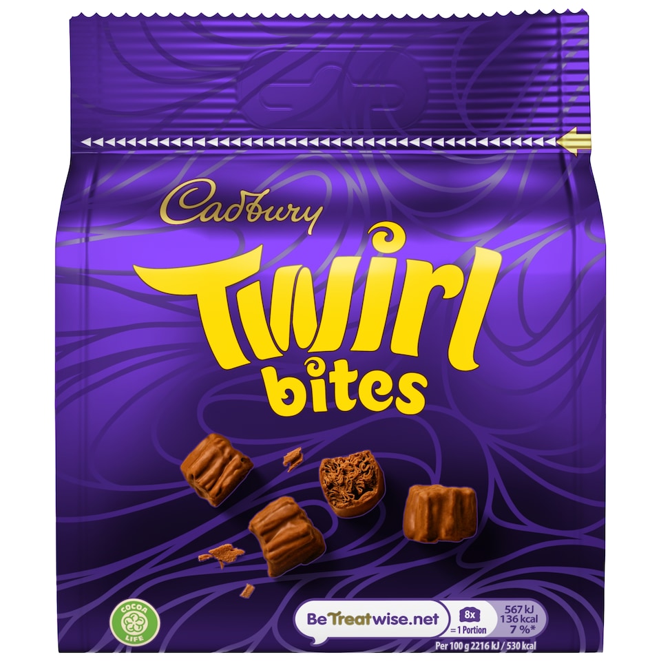 Cadbury Twirl Bites Bag 95G (R)