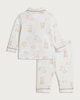 image 2 of F&F Baby 2-Piece Pure Cotton Teddy Bear Print Pyjama Set in White