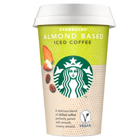 Starbucks Almond Based Iced Coffee 220Ml Tesco Groceries