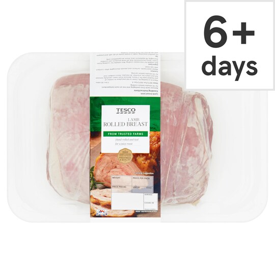 Tesco British Lamb Boneless Rolled Breast Joint Tesco Groceries