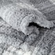 image 2 of F&F Home Teddy Check Throw - Graphite
