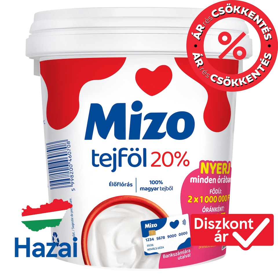 Mizo Sour Cream 20% 800 g