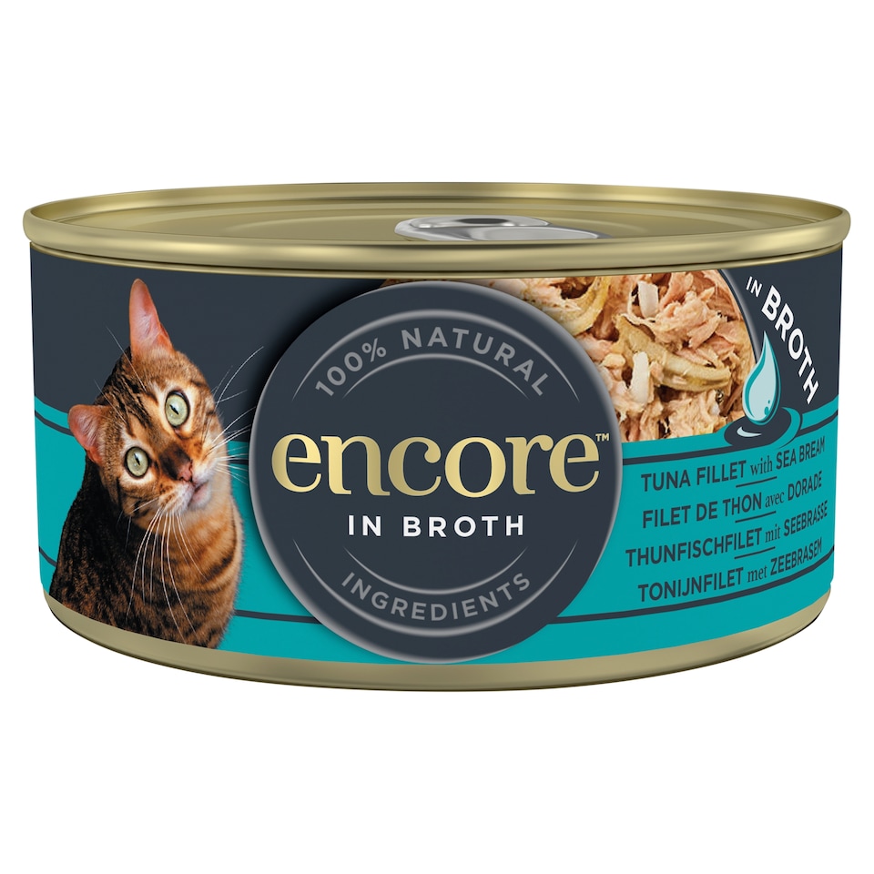 image 1 of Encore Cat Food Tuna Fillet with Sea Bream 70g