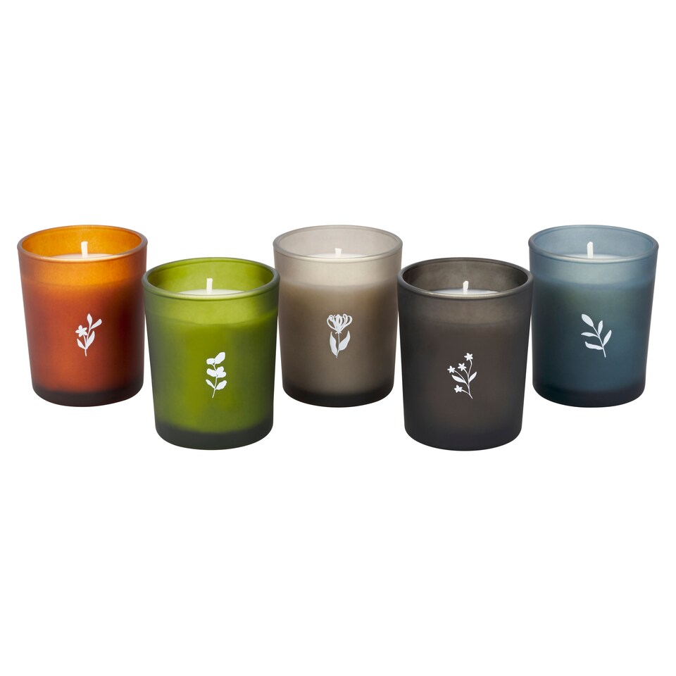 image 1 of F&F Home Apothecary Candles Gift Set 5 x 60g