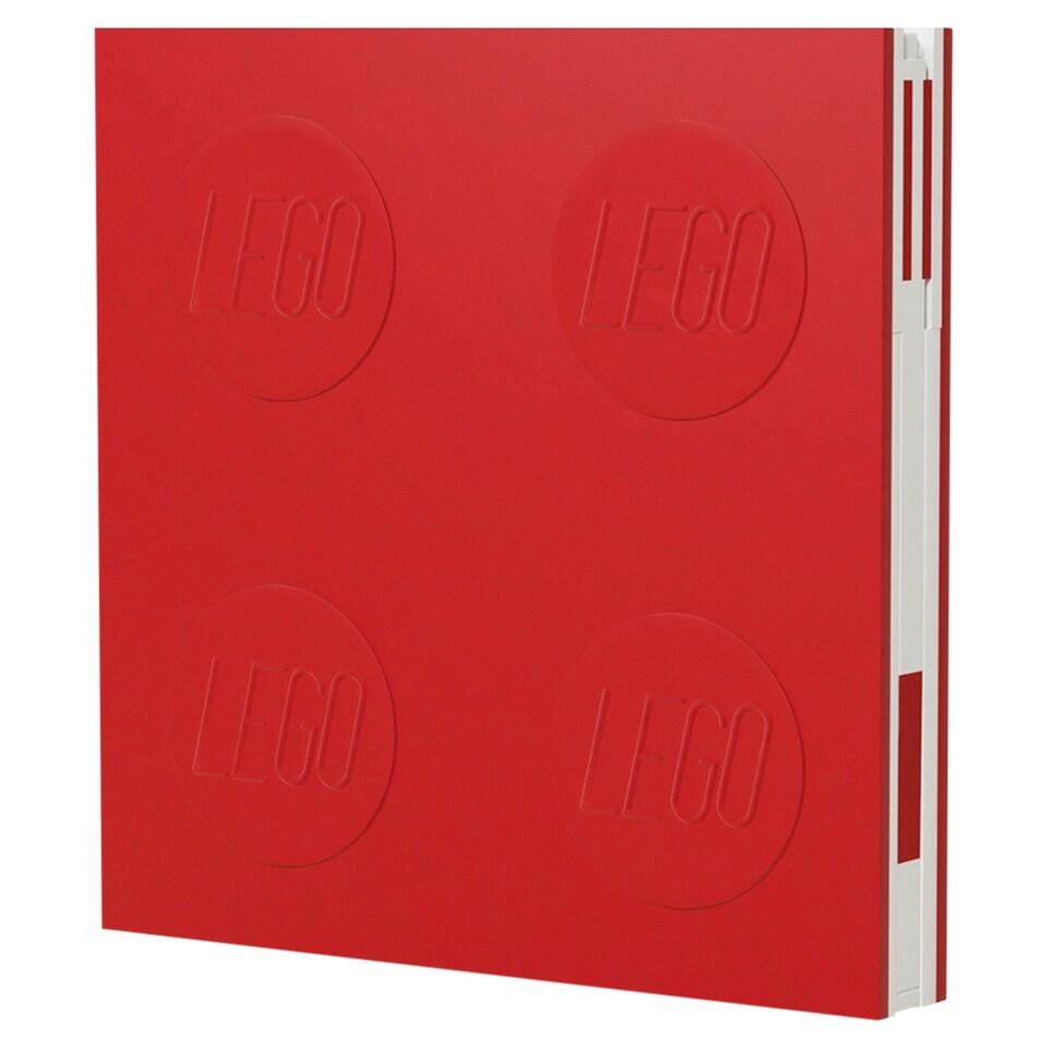 image 1 of Lego Red Locking Notebook with Gel Pen