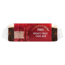 Tesco Iced Top Rich Fruit Cake Bar 400G