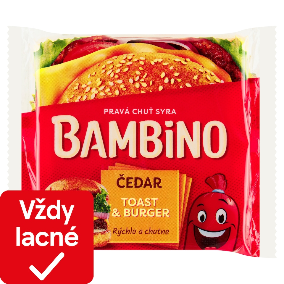 image 1 of Bambino Toast & Burger Cheddar 130 g