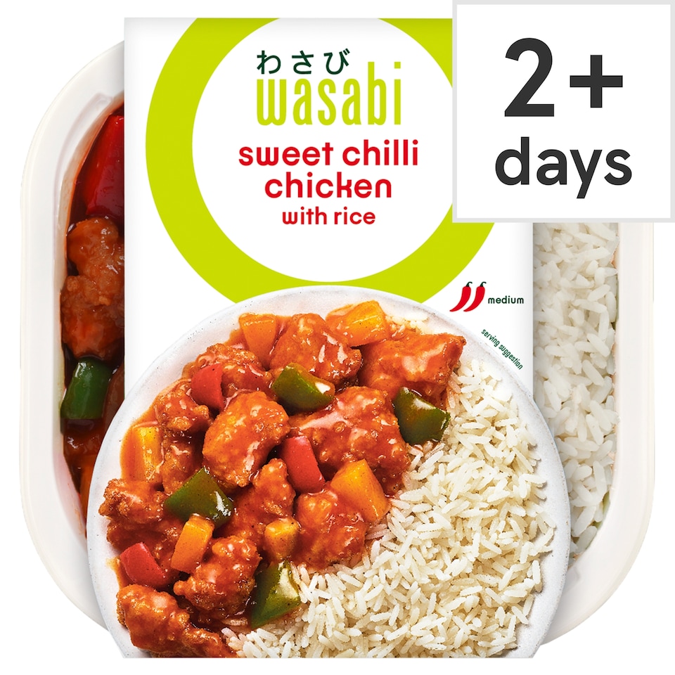 Wasabi Sweet Chilli Chicken With Rice 450G
