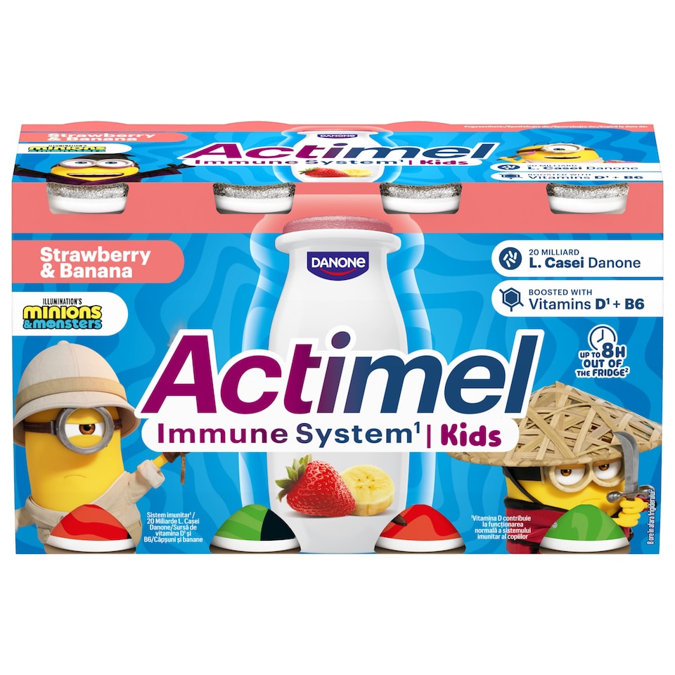 ACTIMEL Kids Jahoda - Banán 8x100g