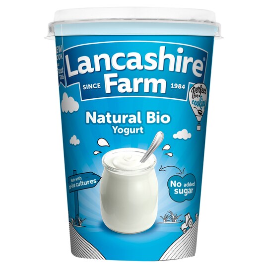 Lancashire Farm Natural Yogurt 500G Tesco Groceries