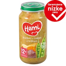 Hami príkrm Zemiaky s hovädzím a hráškom 250 g