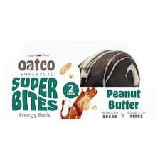 Oatco Super Bites Peanut Butter Oat Energy Balls 2 Pack 68g 
