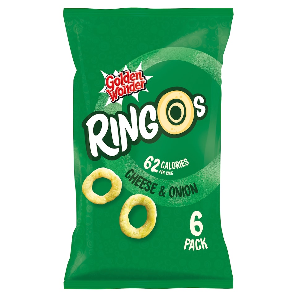 Ringos Cheese & Onion 6 X 12.5G