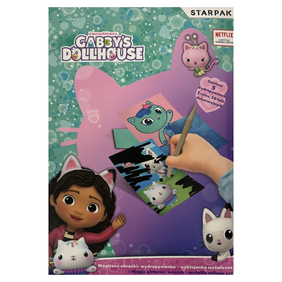 Starpak Gabby's Dollhouse Creative Picture Reveal Set