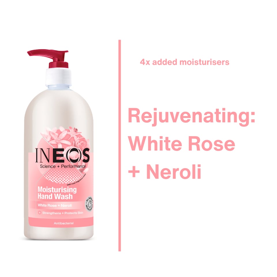 image 1 of INEOS Moisturising Hand Wash White Rose + Neroli 500ml