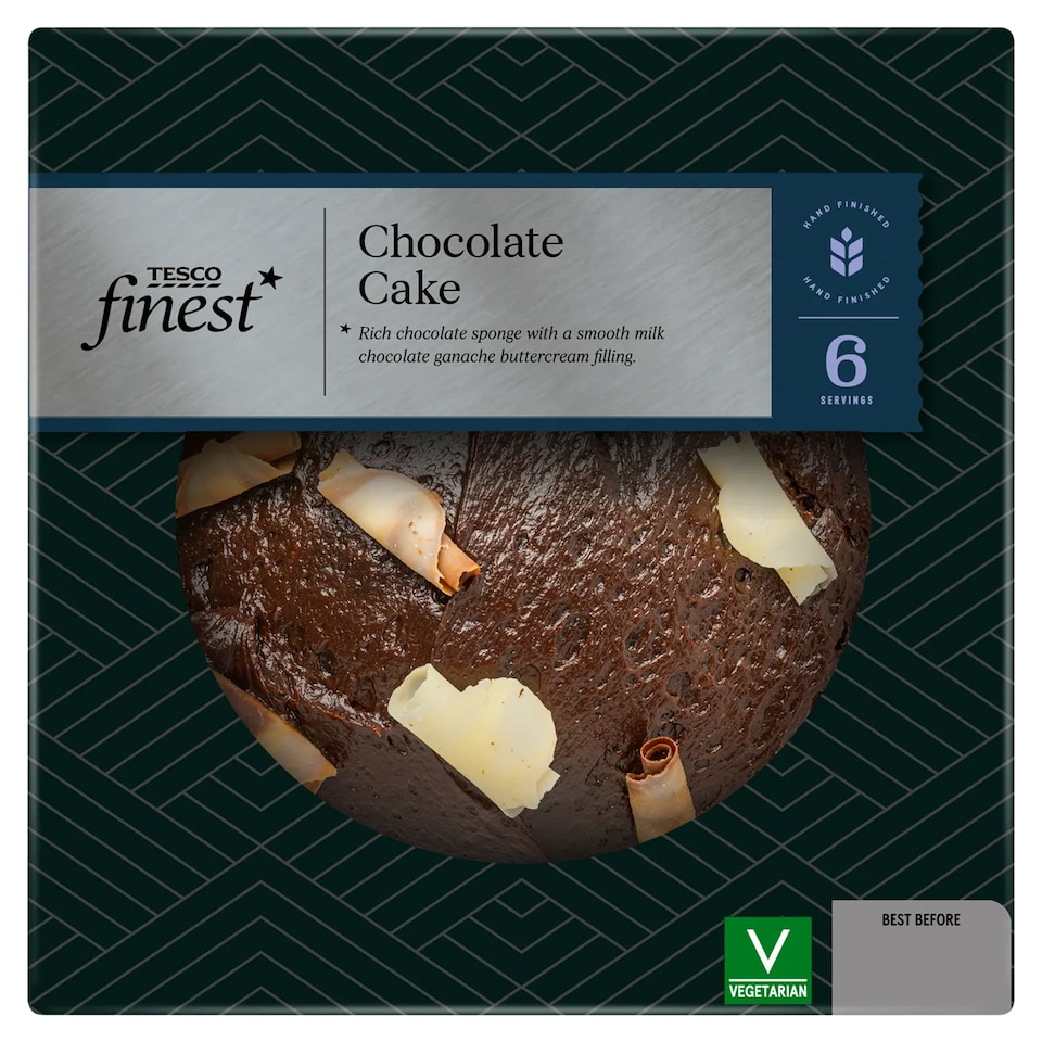 Tesco Finest Chocolate Cake 6 Servings