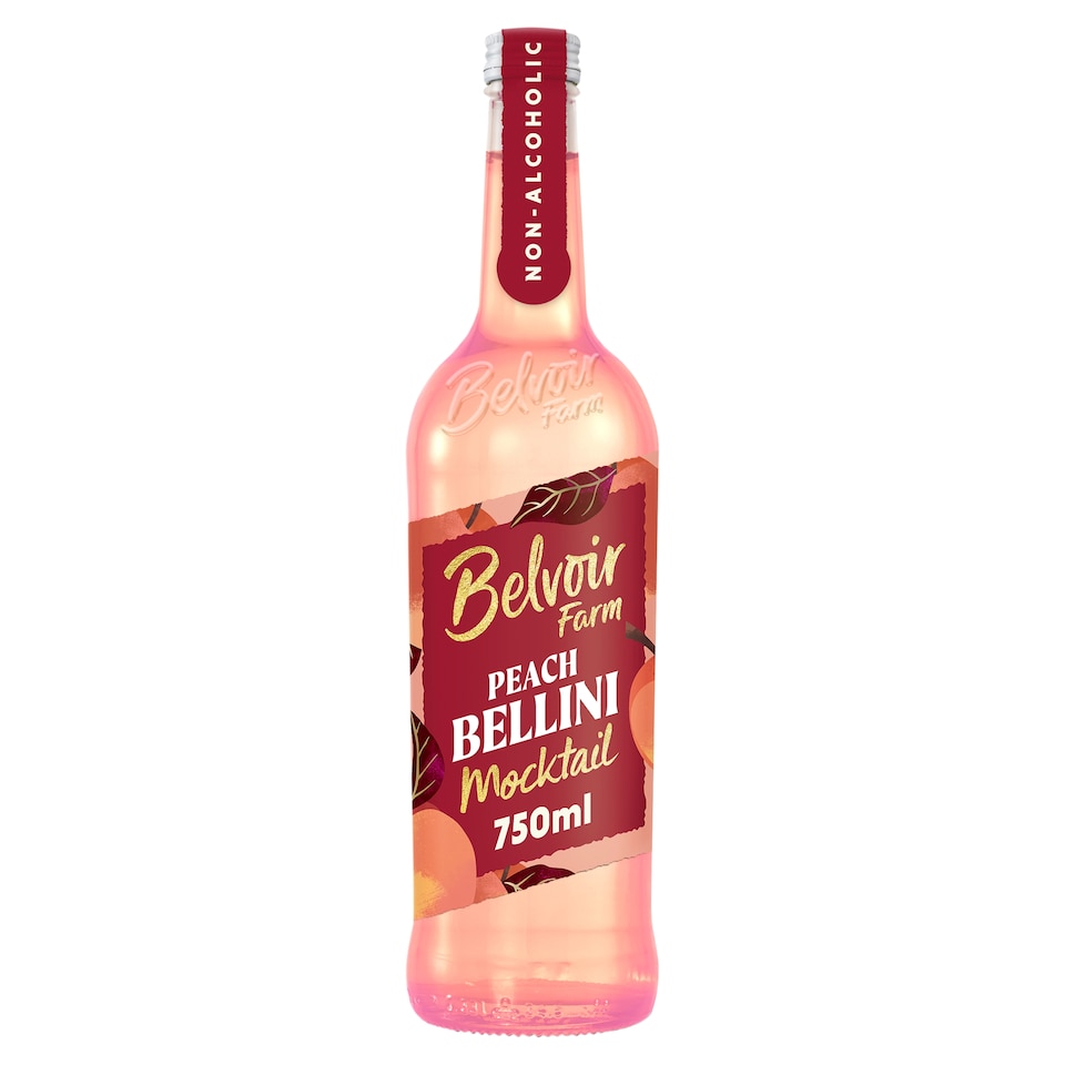 image 1 of Belvoir Farm Non Alcoholic Peach Bellini 750Ml