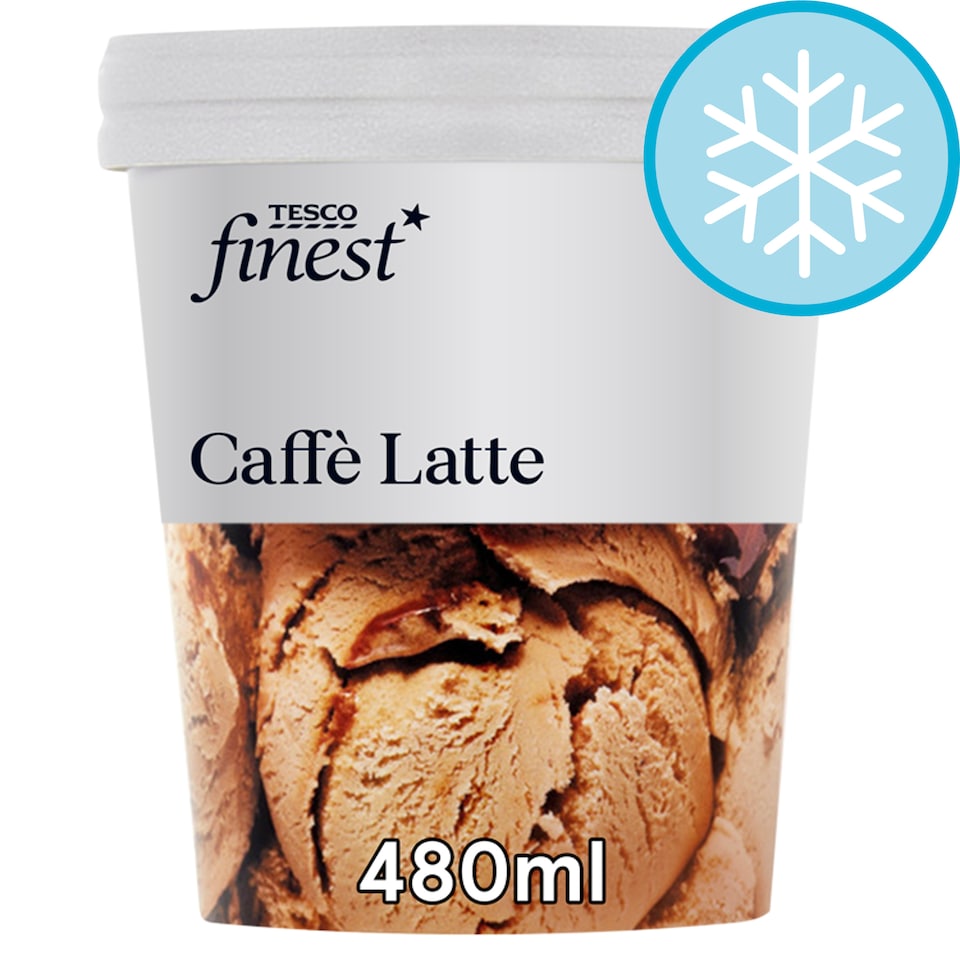 Tesco Finest Ice Cream Caffe Latte 480Ml
