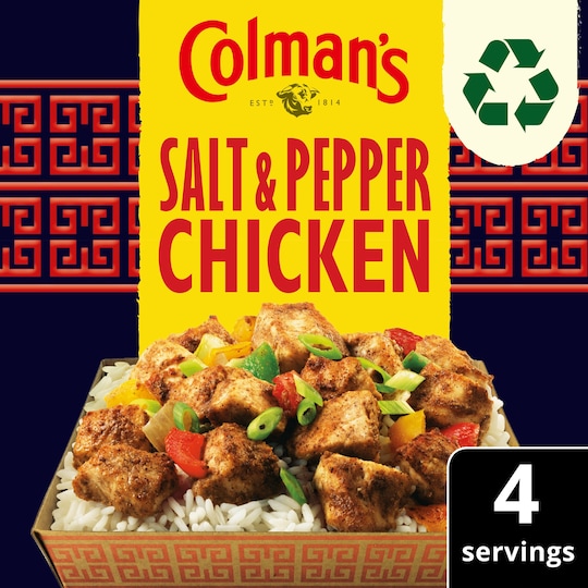 Colman's Salt & Pepper Chicken Recipe Mix 23G Tesco Groceries