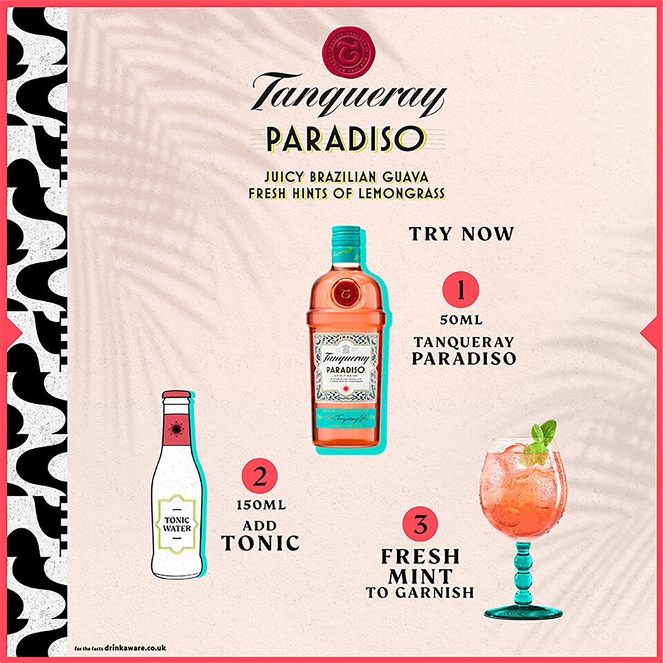 image 1 of Tanqueray Paradiso Spirit Drink 70cl