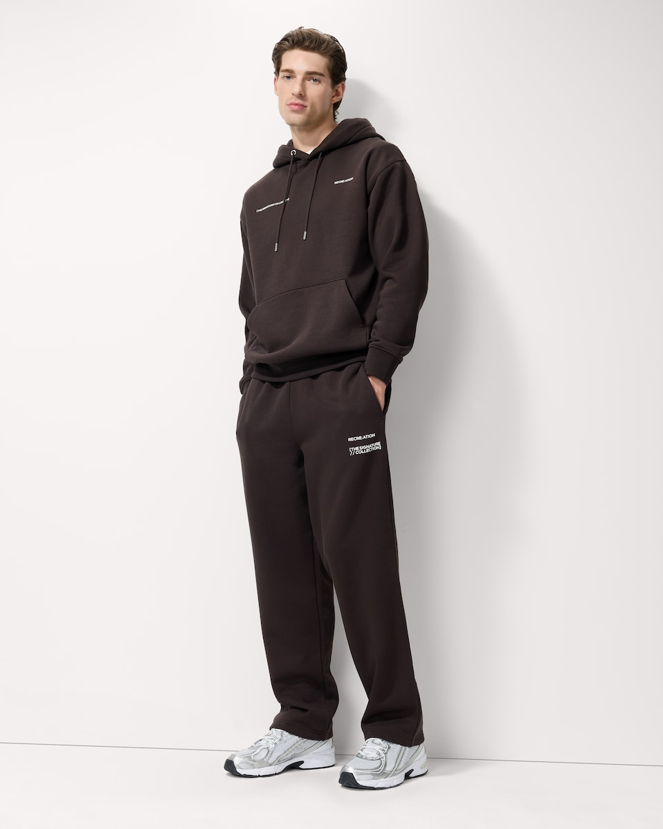 image 1 of F&F Active EVERYHOUR Hooded Sweatshirt in Brown