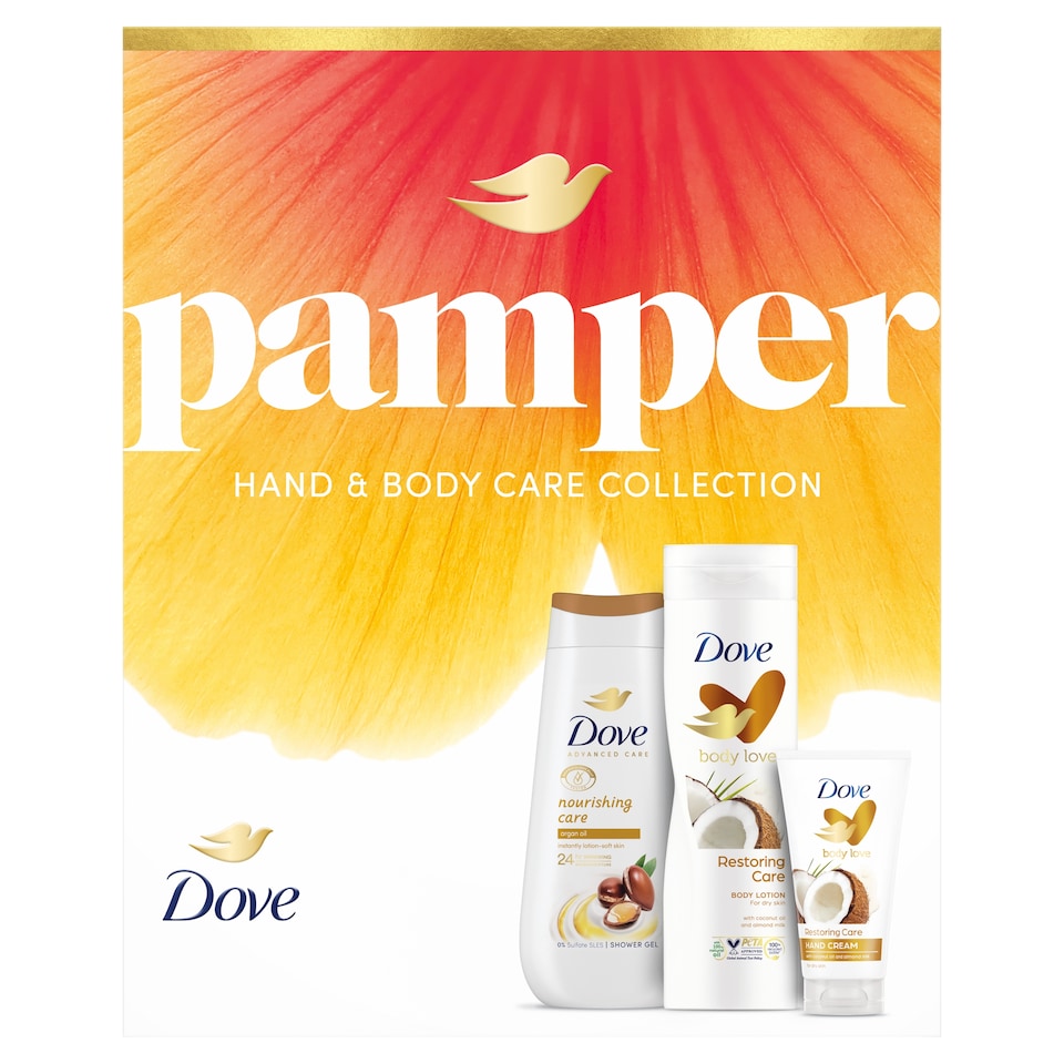 Dove Pamper Hand & Body Care Collection Gift Pack