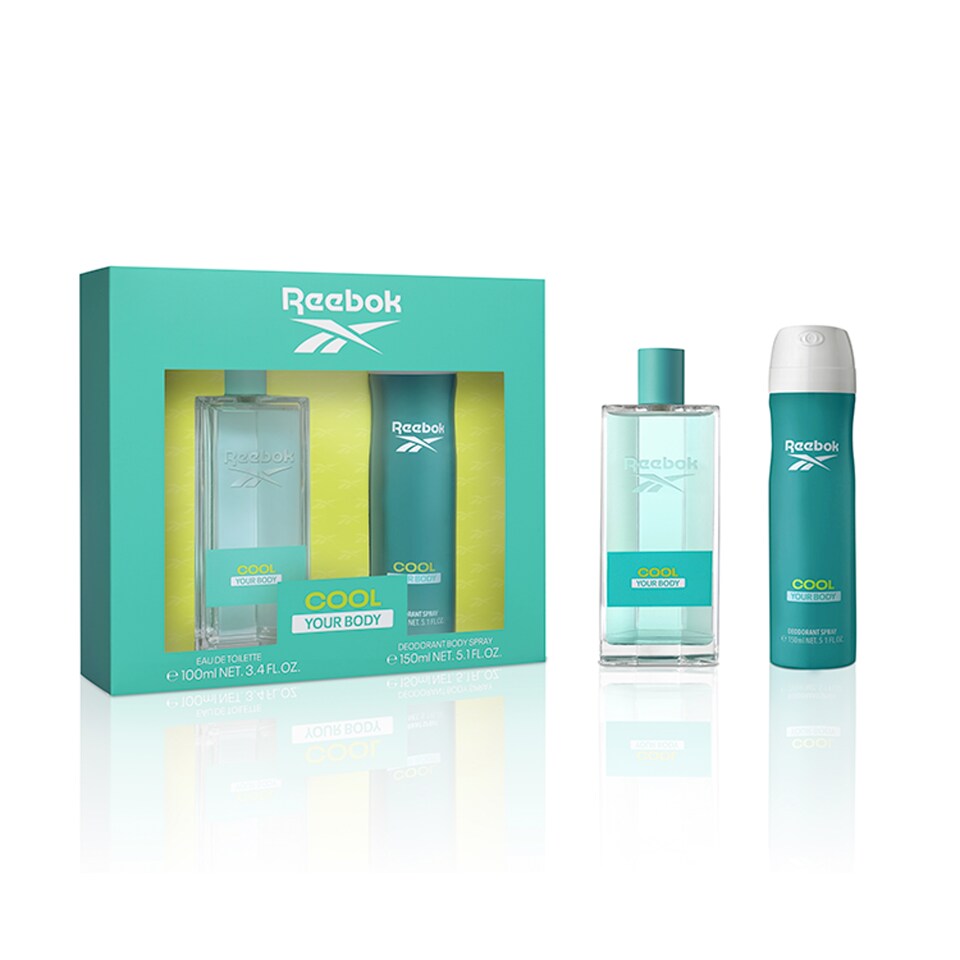 Reebok Cool Your Body Eau De Toilette & Deodorant Gift Set For Her