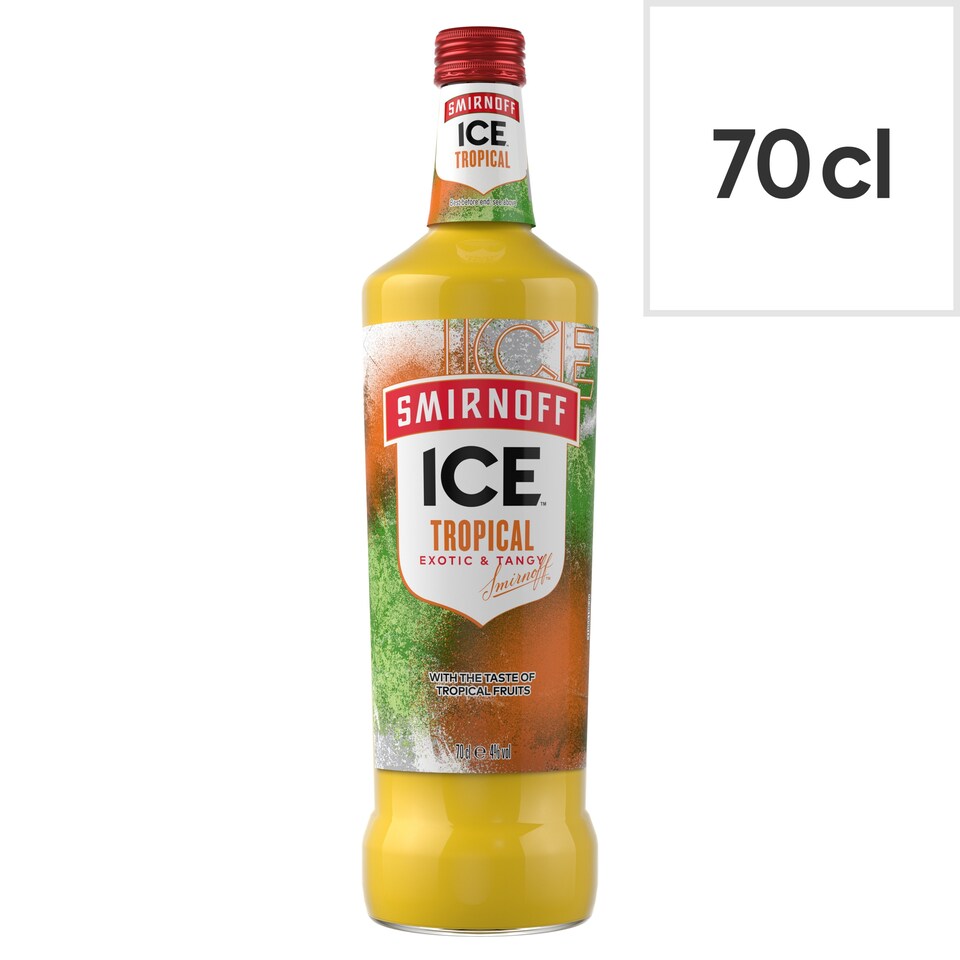 Smirnoff Ice Tropical Ready To Drink Premix Bottle 70cl