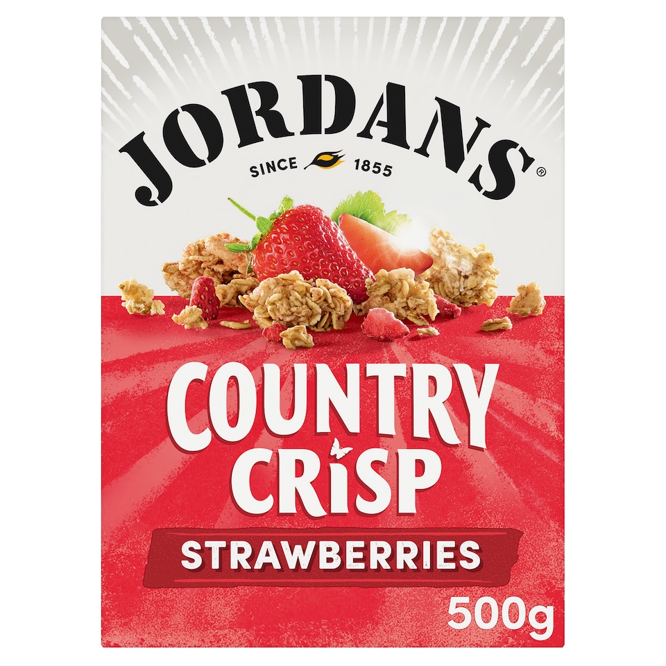 Jordans Country Crisp Cereal - Strawberries 500g