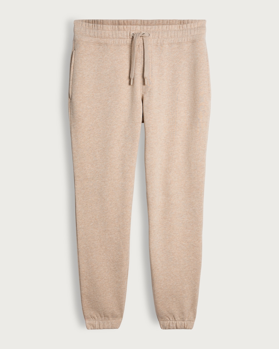 image 1 of F&F Cotton Rich Slim Cuffed Joggers in Neutral