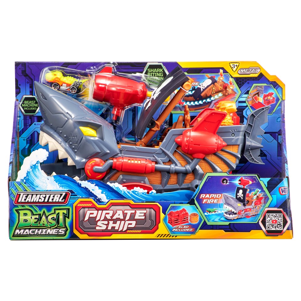 Teamsterz Beast Machines kalózhajó autóval 