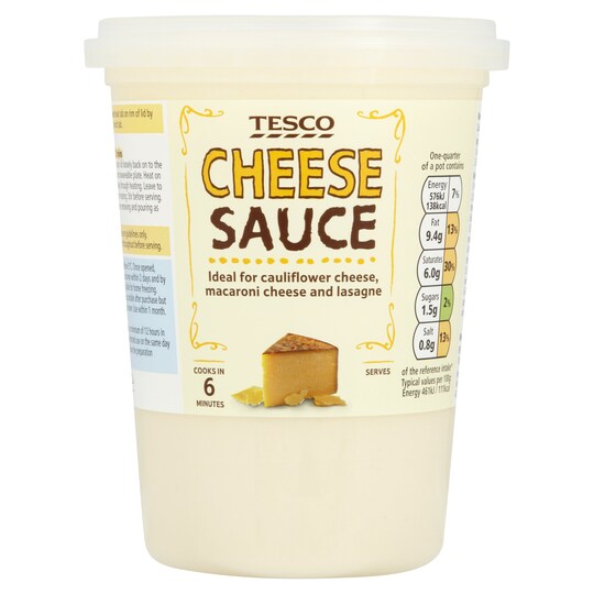 Tesco Cheese Cheese Sauce 500G Tesco Groceries