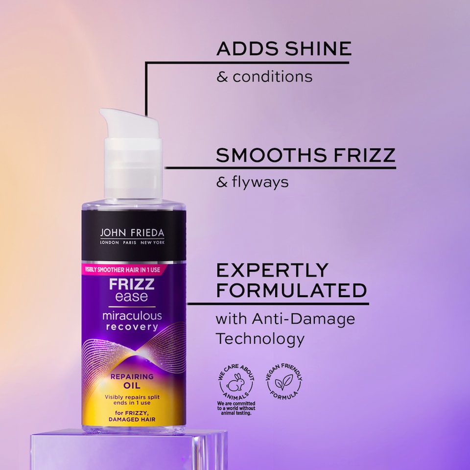 image 1 of John Frieda Frizz Ease Miracle Recovery Tropical Oil 100Ml