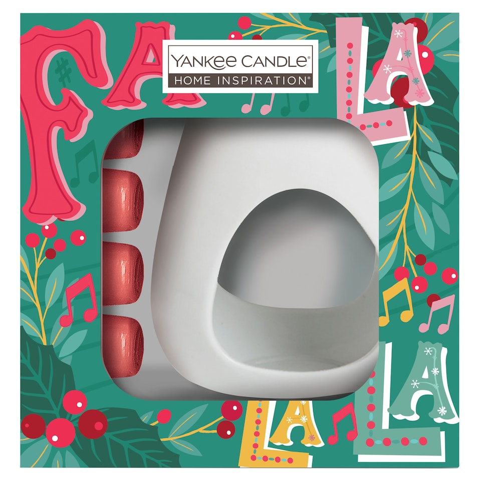 image 1 of Yankee Candle HI Christmas Wax Melt Warmer Giftset