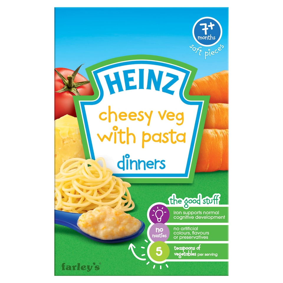 Heinz 7 Month Cheesy Vegetable Pasta 100G